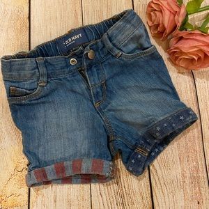 Old Navy Boyfriend Cut “Patriotic” Jean Shorts🇺🇸